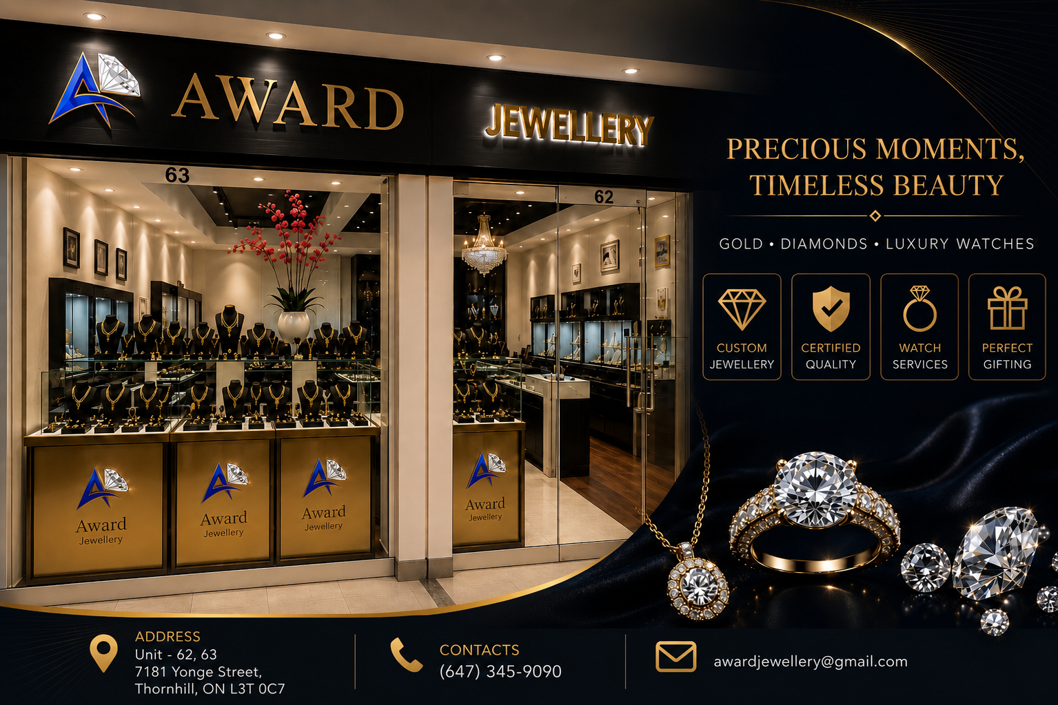 Award Jewellery showroom